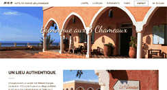 Desktop Screenshot of 3chameaux.com