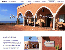Tablet Screenshot of 3chameaux.com